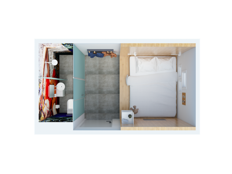 bunk amsterdam bunk room render
