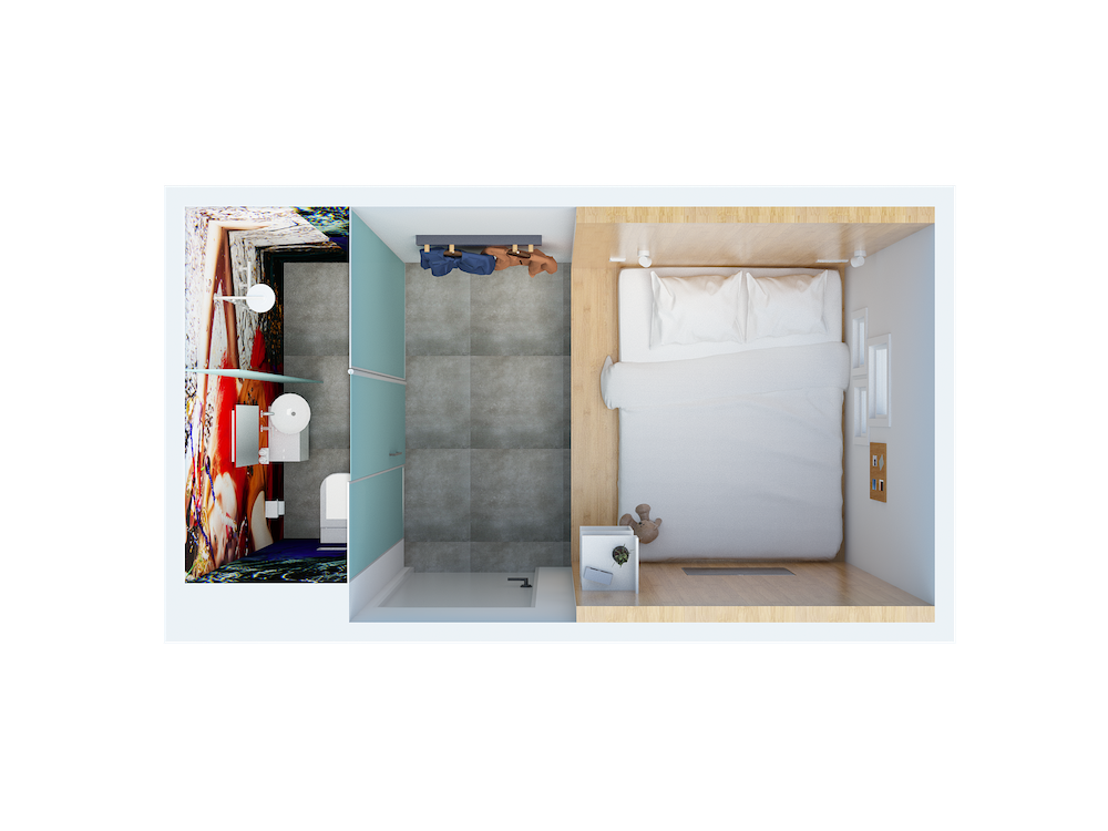 bunk amsterdam bunk room render