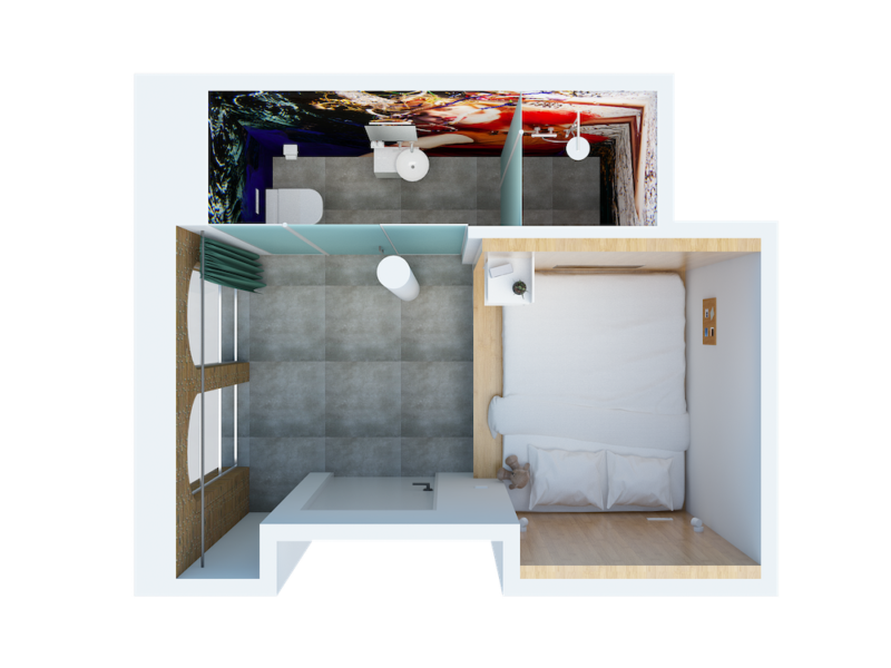 bunk amsterdam epic bunk room render