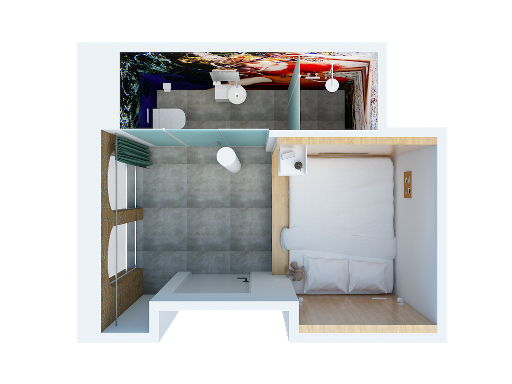 bunk amsterdam epic bunk room render