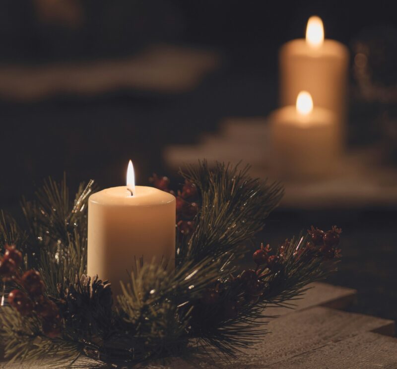 Cosy candlelight dinner for Christmas Eve at Bunk Utrecht