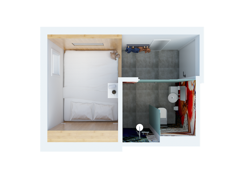 bunk utrecht room for 2 render