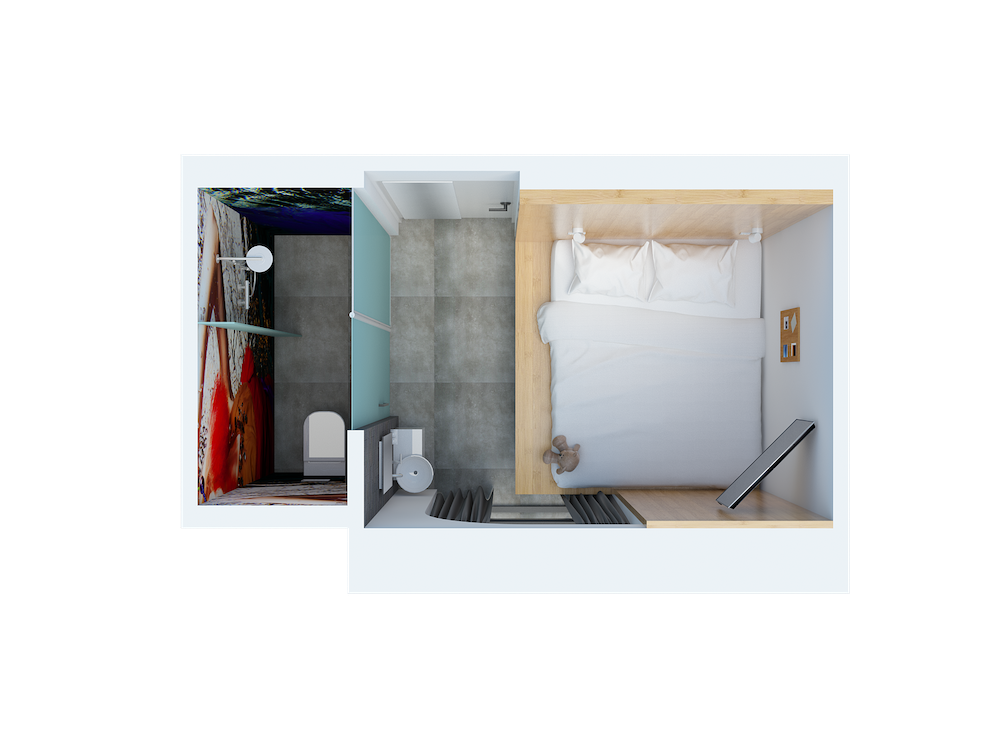 bunk utrecht room plus render