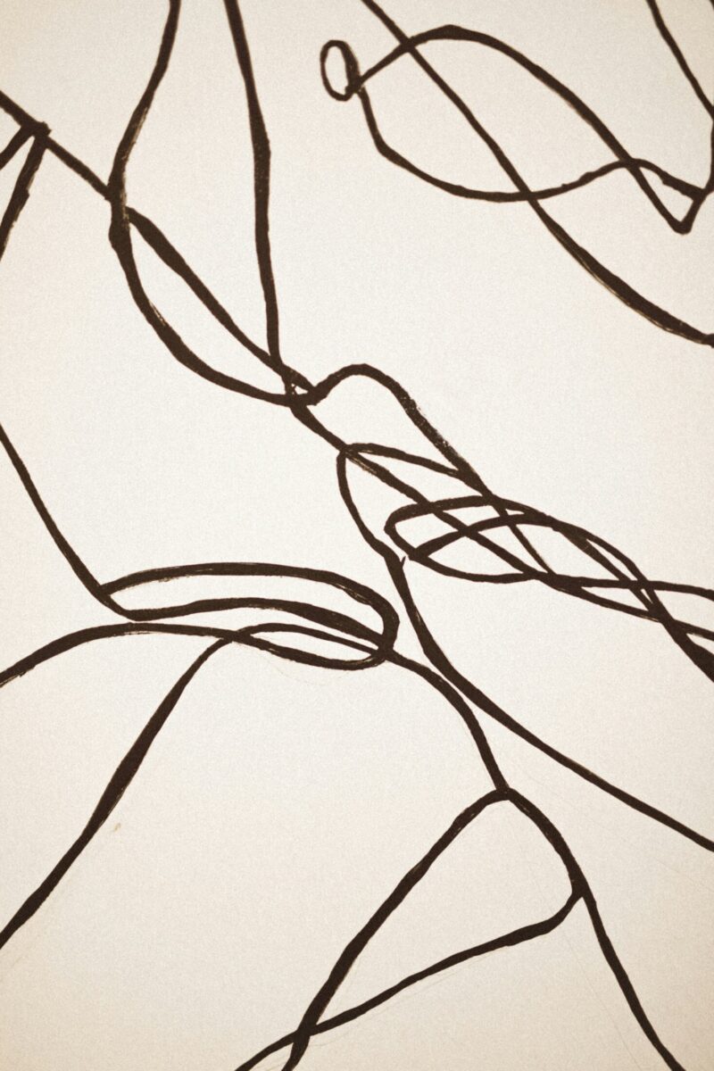 One Line Illustration by Jana Mordhorst at Bunk Amsterdam