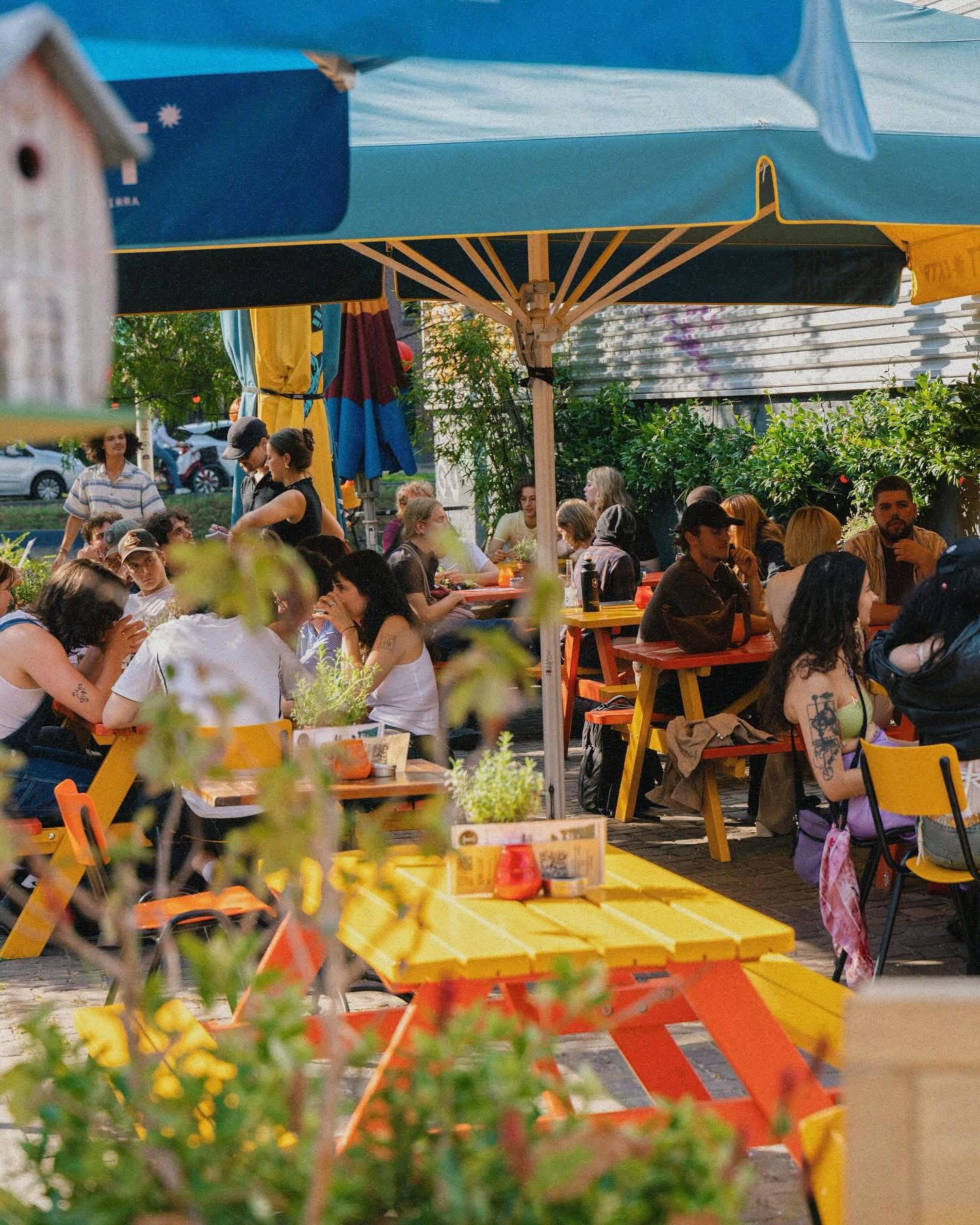 Terrace at Klein Berlijn in Rotsoord Utrecht
